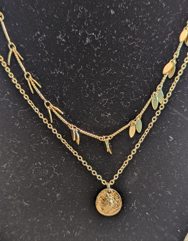 Elegant Gold Layered Necklace